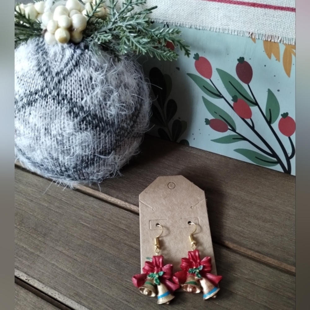 New Earrings Christmas Bells